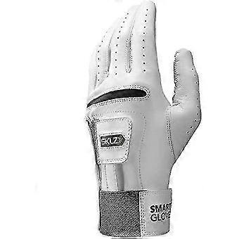 Gant de golf en cuir pour homme, main gauche, avec guide-poignet amovible pour l'entraînement au swing