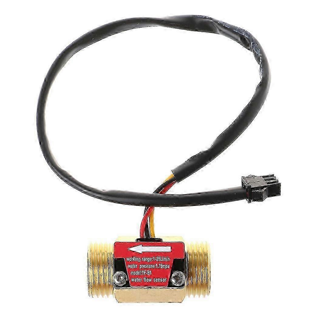 Flow Sensor G1/2' Water Flow Hall Sensor Switch 1-25L/min Flow Meter Flowmeter