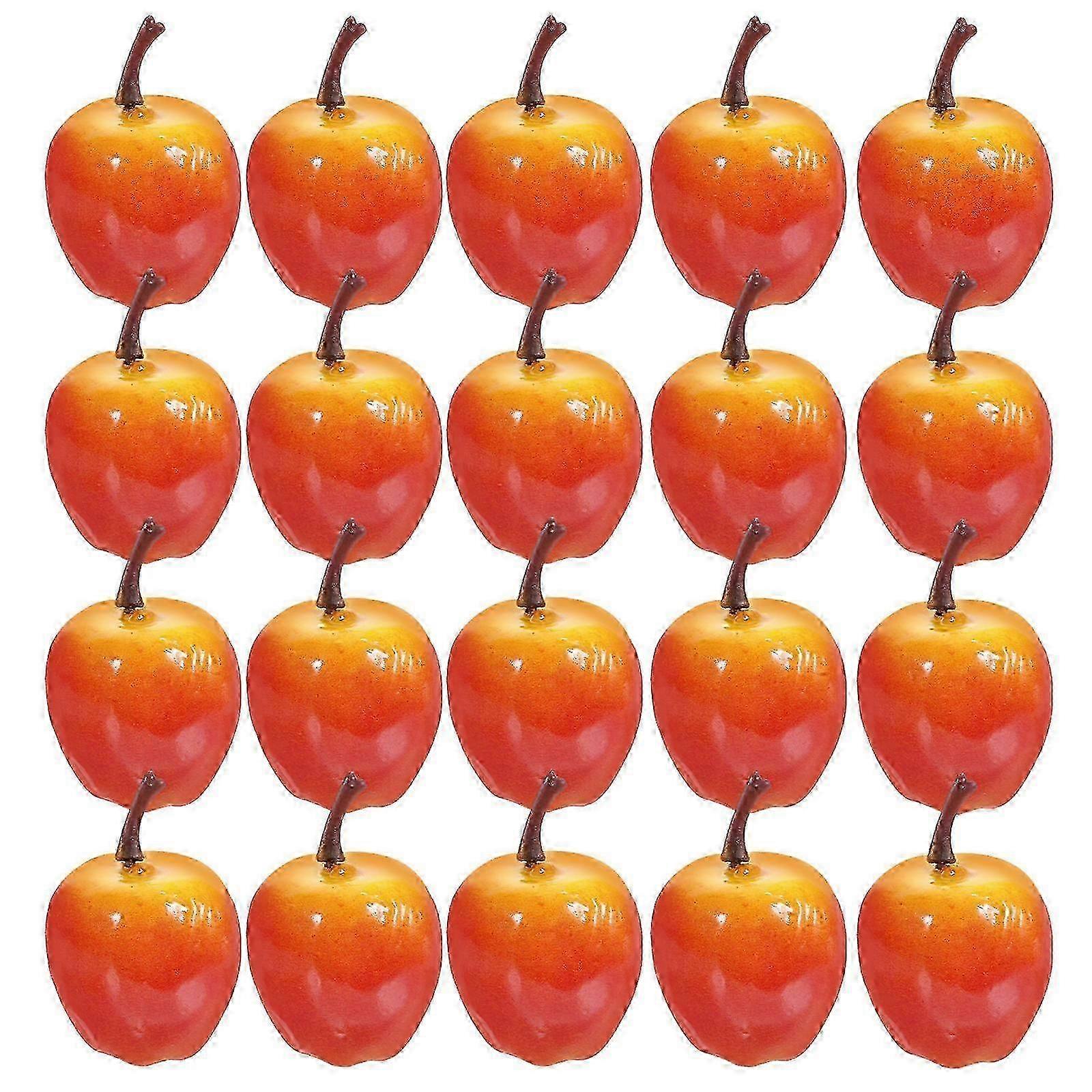 20pcs Simulation Model Ornament Realistic Model Fruit Model Ornament