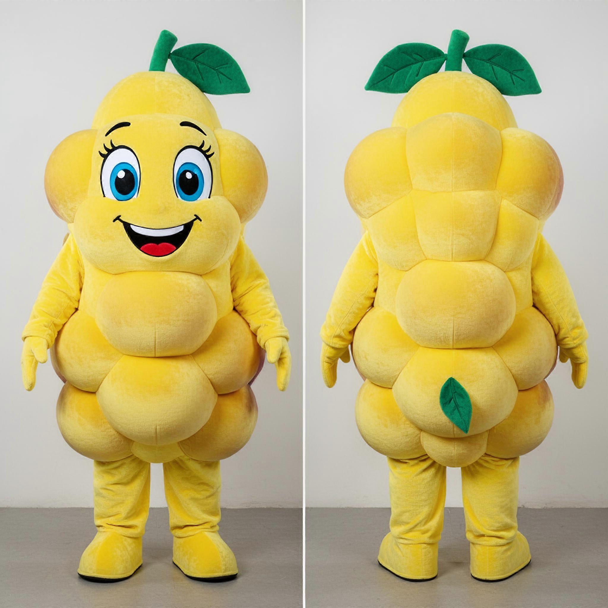MASTICOT Lemon Yellow Plump Grape Mascot