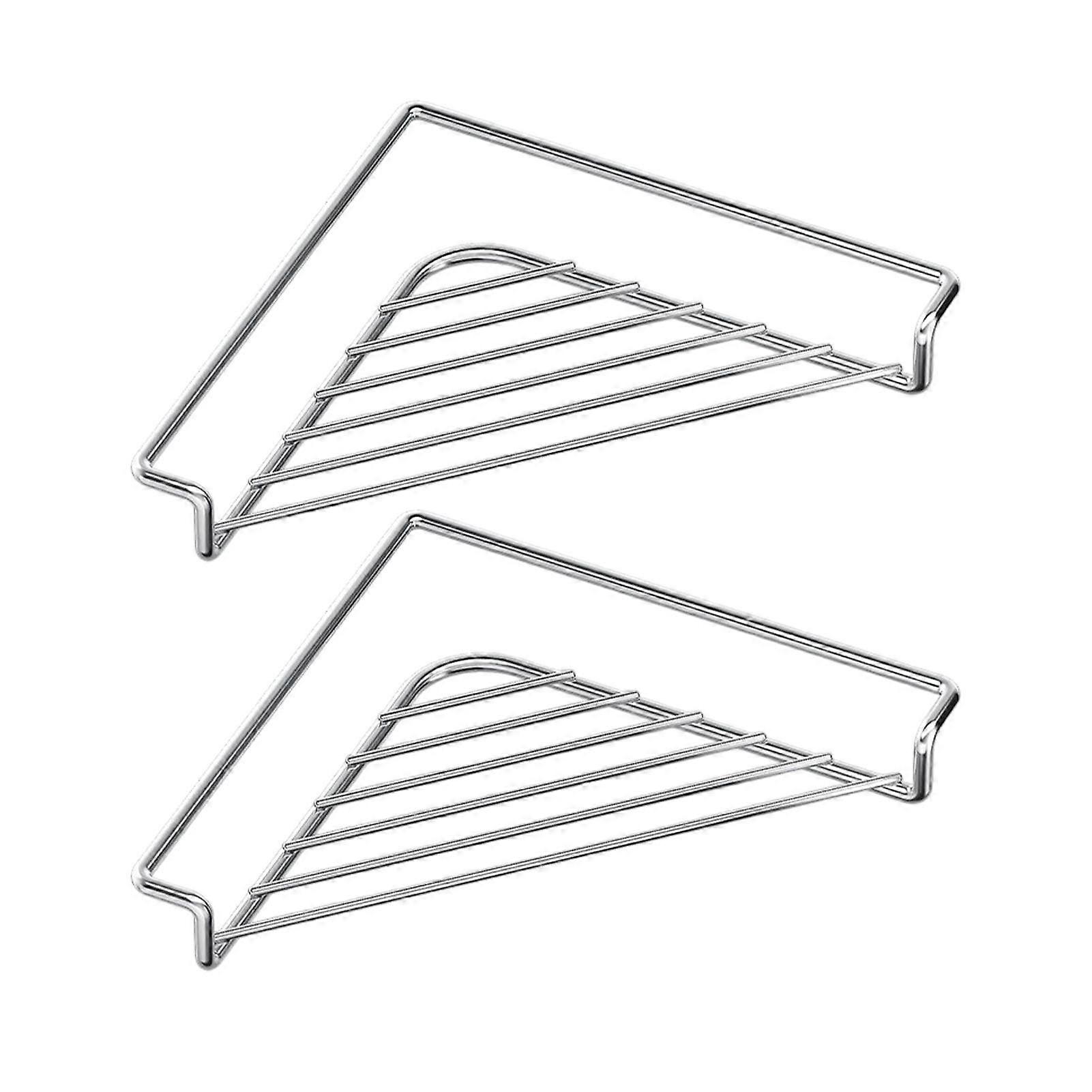 Triangular Wire Rack for Kitchen Sink Utensil Drying and Storage