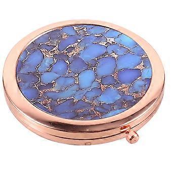 Makeup Compact Portable Mirror for Makeup 2Pcs Mini Aesthetic Pocket Mirror