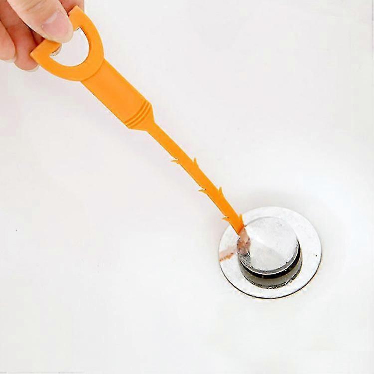 3-piece Kitchen & Bathroom Drain Cleaner (orange)