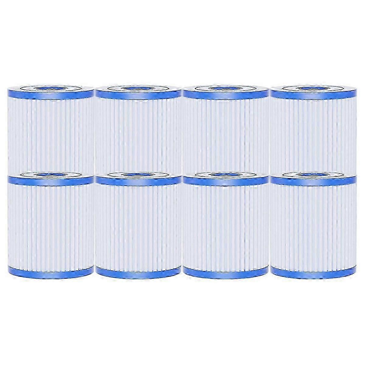 8-pack poolfilter H för Intex 29007E typ H poolfilterpatron