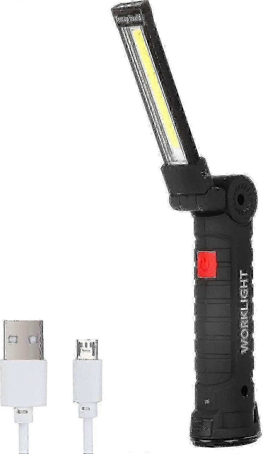 Rechargeable LED Work Light, 5 Modes, Magnetic Base, Hook, Waterproof  AK-26