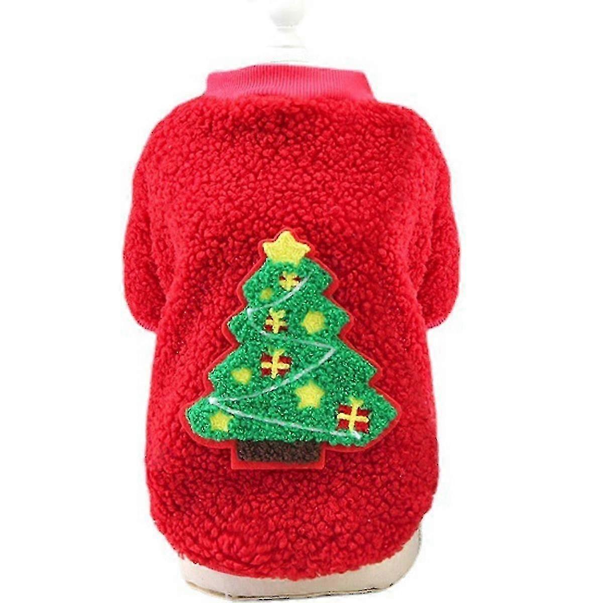 Fleece Christmas Pet Sweater