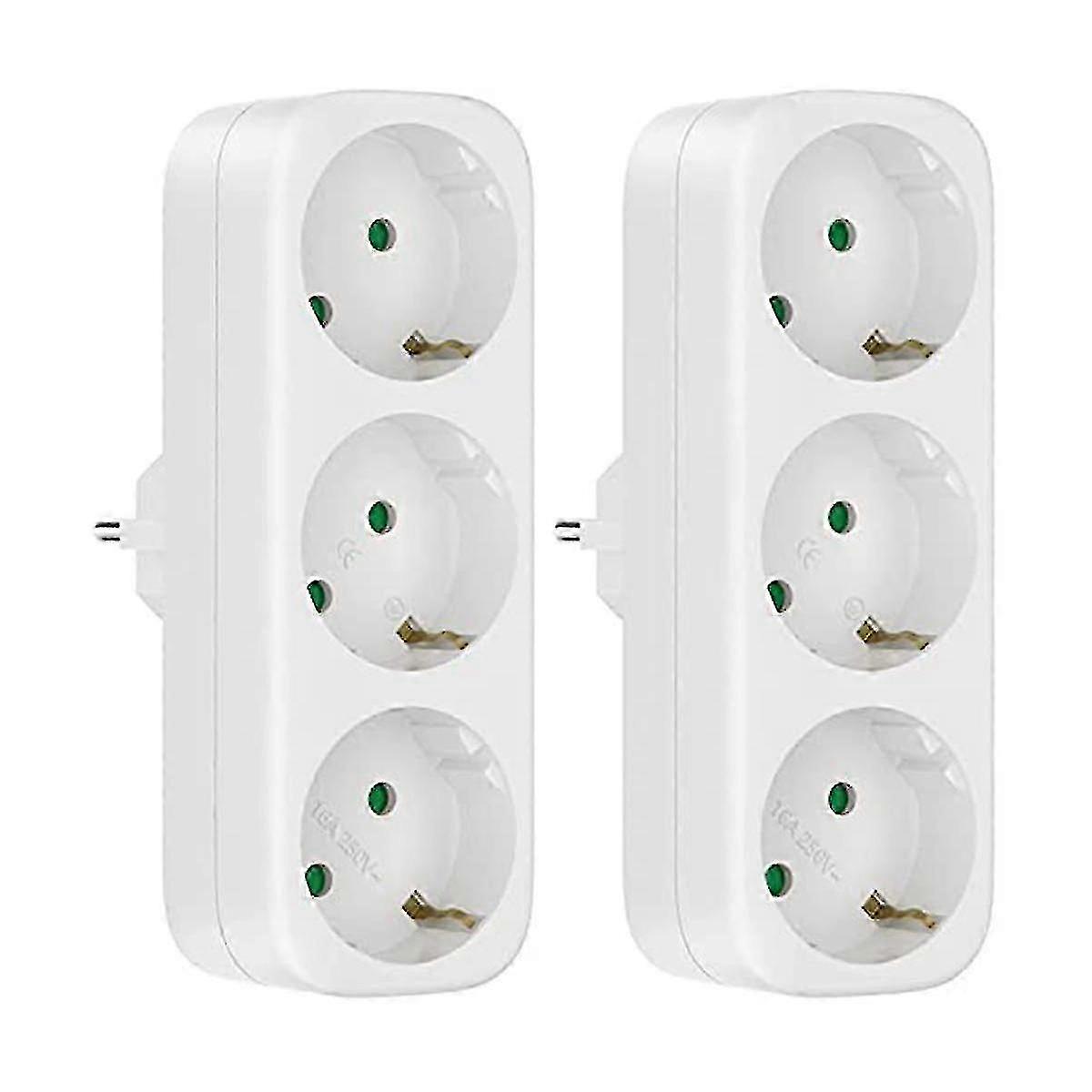 Portable EU Plug Multi Socket Without Cable 250V/16A 3680W Socket Converter