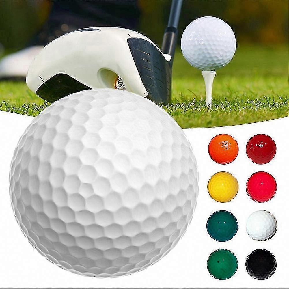 Two-Layer Golf Gift Ball with Multicolor Durable Lightweight Accessories