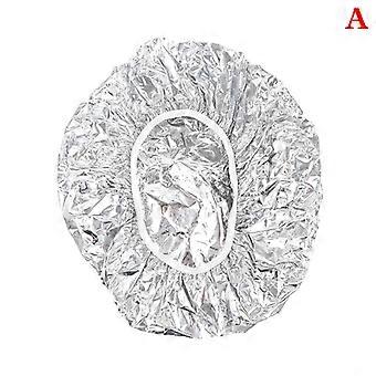 8 Wire Thickealuminum Foil Cap Elastic Hair Coloring Cap Disposable Heat Shower