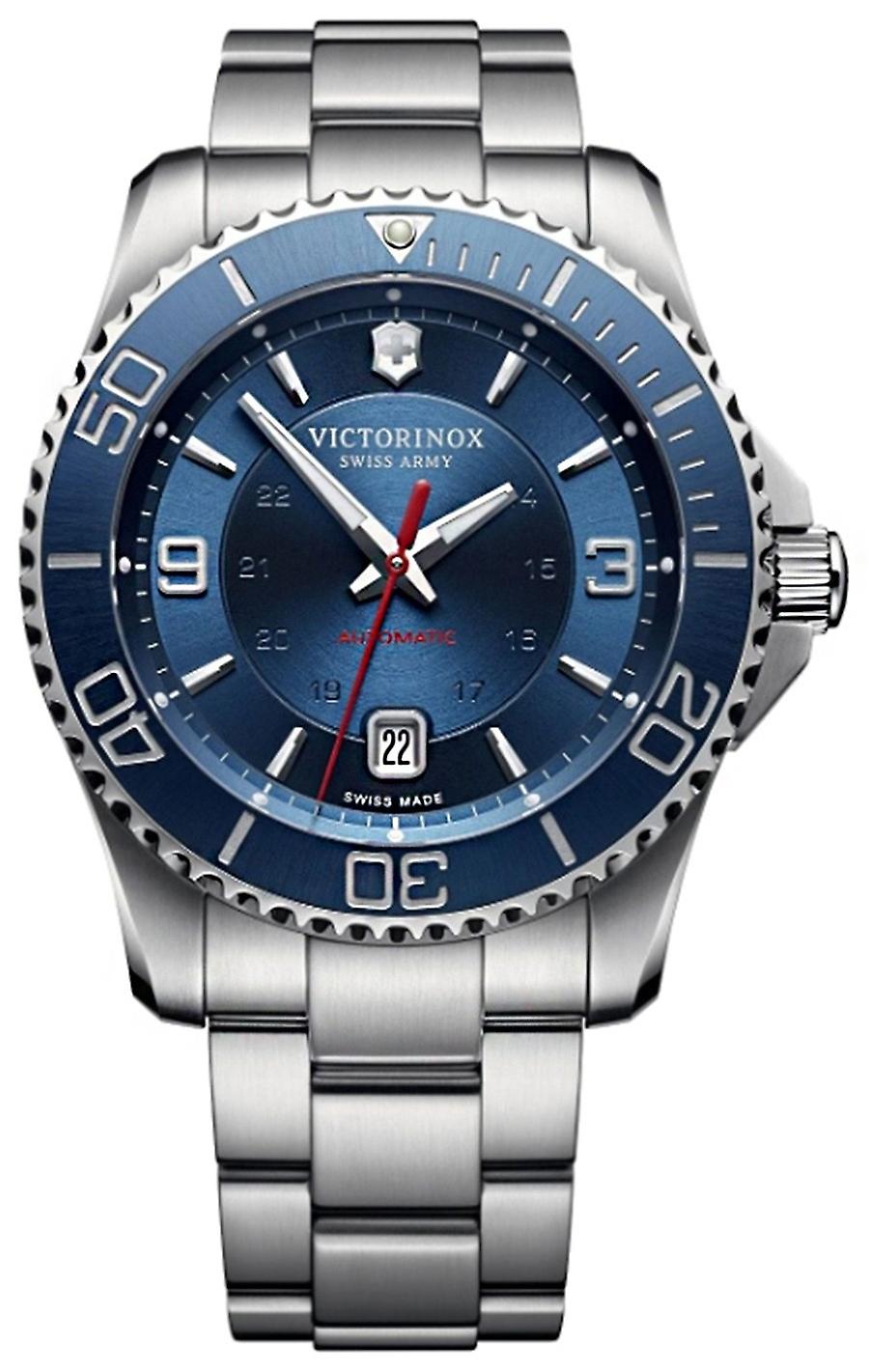 Victorinox maverick Men's Watch Analog Mechanic Manual lycing with stainless steel bracelet V241706