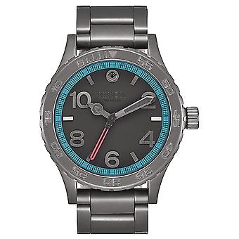 Nixon de 46 Quartz analoge man horloge met A916SW2385 roestvrijstalen armband