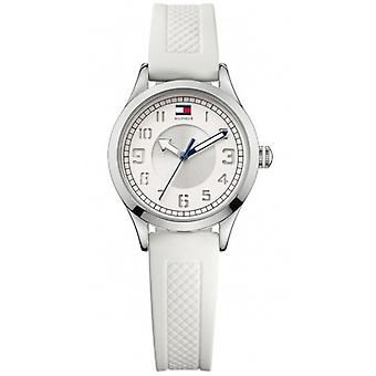 Emory red esf bl/silver cor bl watch for Women Analog Quartz with Rubber Bracelet 1781116
