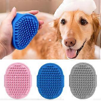 Pet Bath Brush Comb Cat Dog Grooming Massage Glove Fur Removal Tool for Cats Dogs Deshedding Washing Pet Bathing Supplies