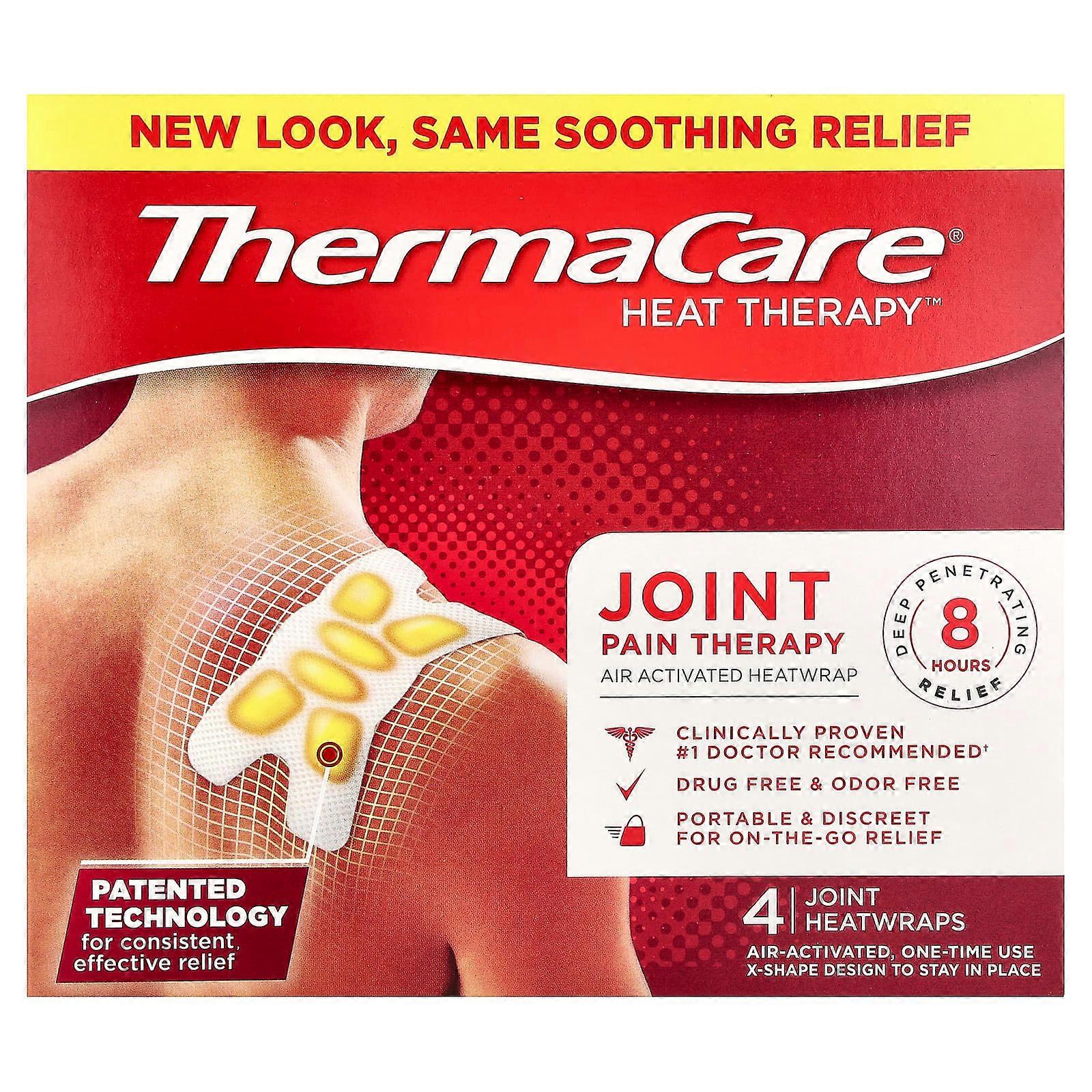 ThermaCare, Joint Pain Therapy, 4 Joint Heatwraps