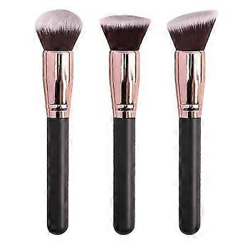 3Pcs Makeup Brushes Foundation Loose Powder Concealer Blending Blush Brush Professional Cosmetic Beauty Makeup Tool-SFYGV