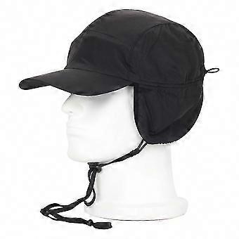 Warm, Waterproof Men's Winter Earflaps Hat with Adjustable Fleece, Windproof Rope & Baseball Style