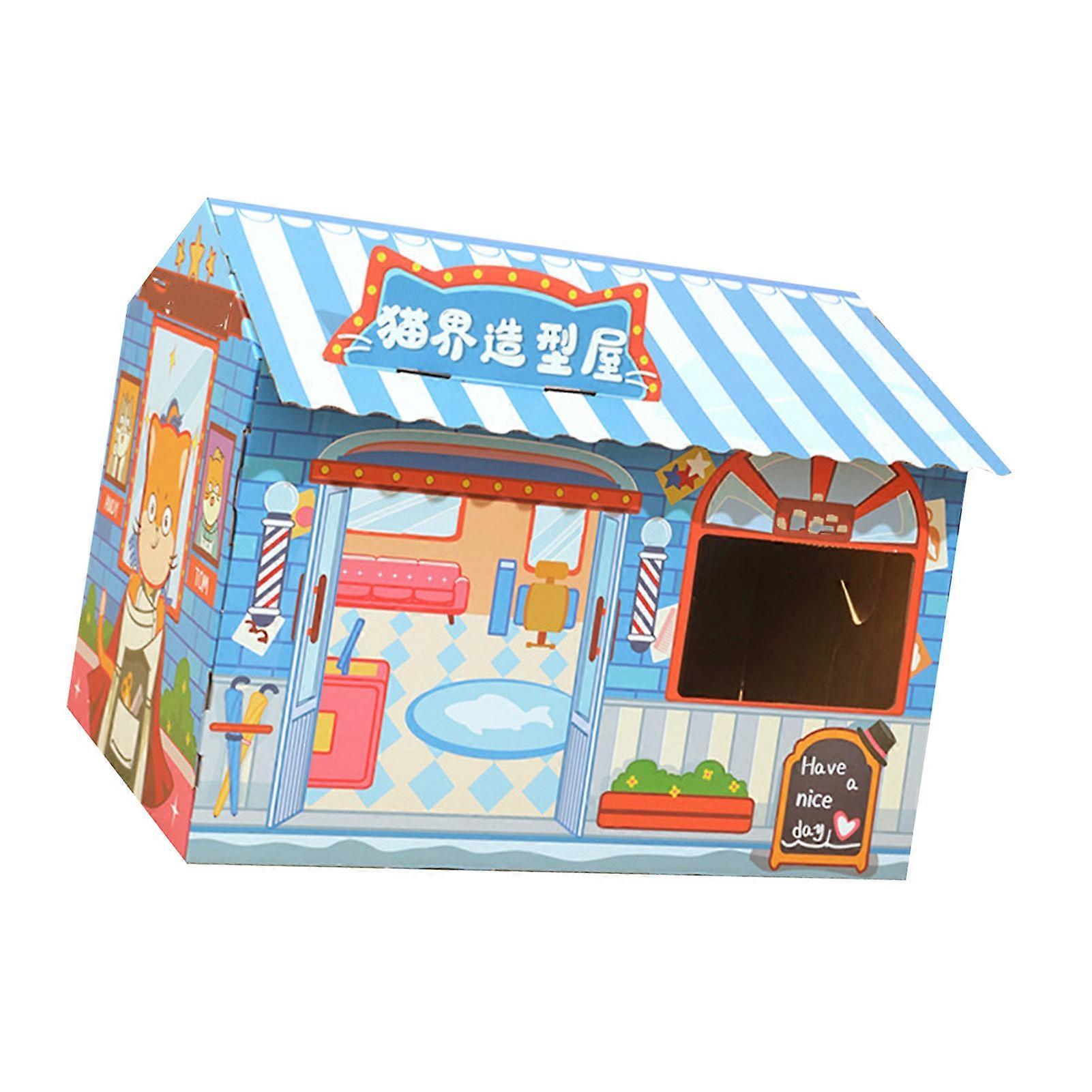 Large Corrugated Cat Scratching Cave
