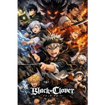 Black clover jigsaw puzzle game for adults and kids SDJ 151