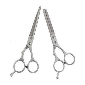 2 Pcs/Set Salon Hair Cutting Cutter Stainless Steel Scissor Thinning Shears Kit-lsy