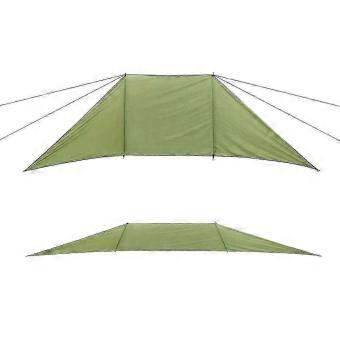 Windbreak, portable foldable, 250x70cm, camping barbecue windscreen-brnv