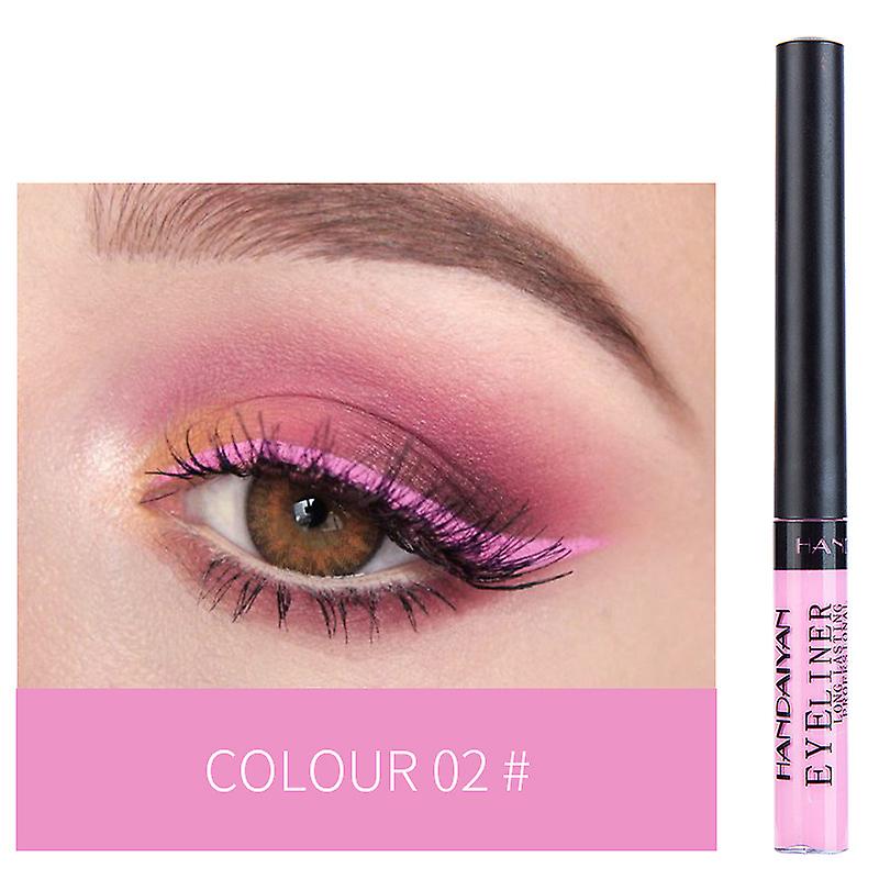 1pcs Uv Light Neon Eyeliner Pen Colored Liquid Eyeliner Waterproof Eye Liner Pencil Thin White Brown Red Eyeliner Makeup