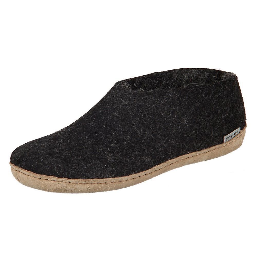 Glerups DK Shoe Charcoal Lammwollfilz A0200 home winter women