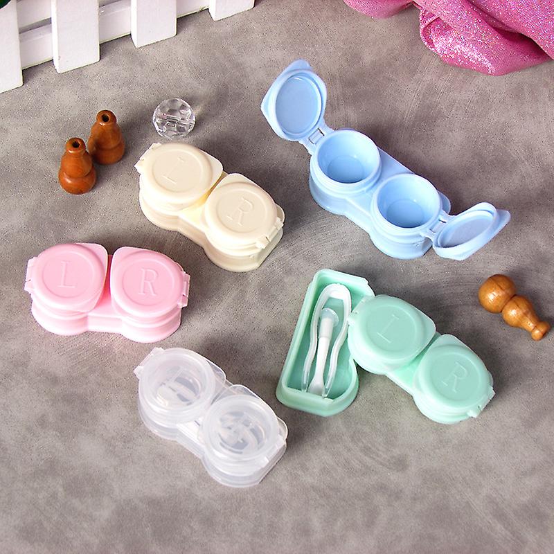 Travel Contact Lenses Case New Style Contact Lens Tweezers Suction Set Portable