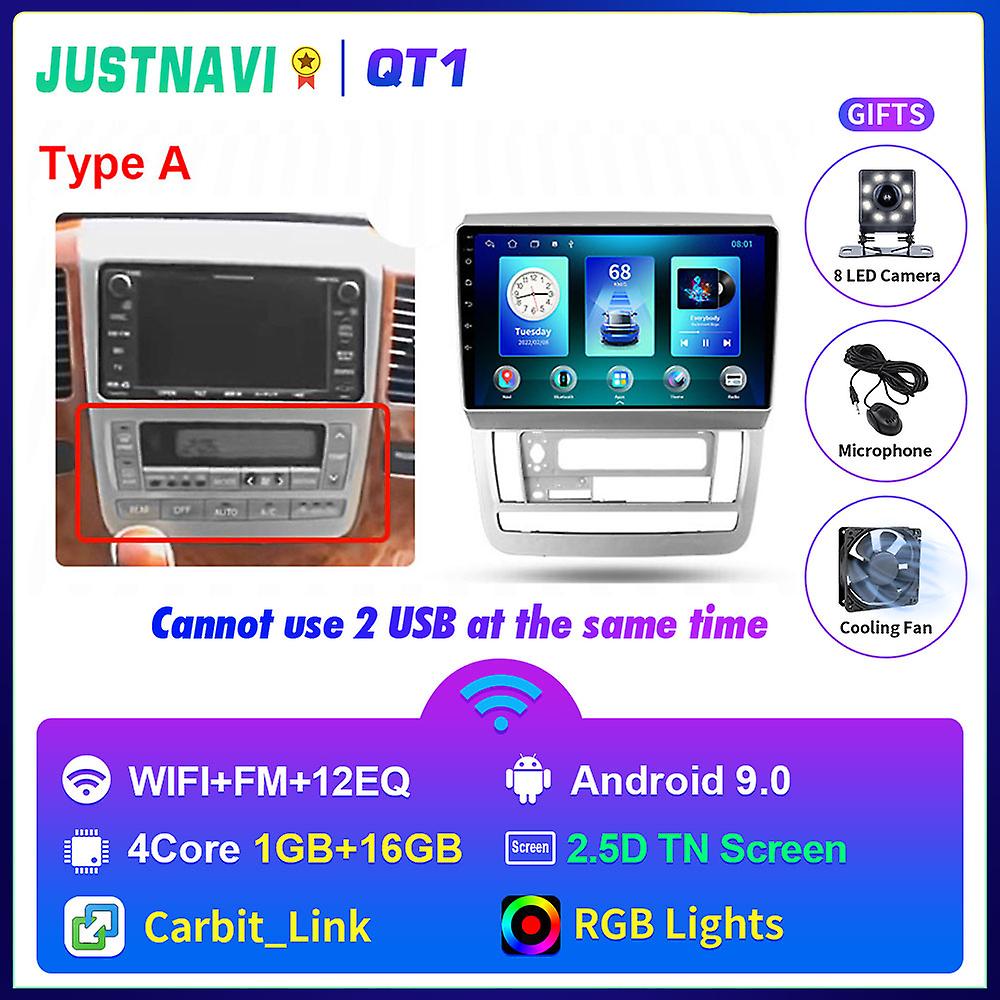 Qt10 Android 10 Car Radio Player For Toyota Alphard 2002 - 2011 Gps Dsp Carplay Ips Obd Multimedia Serero Auto 8g 128g