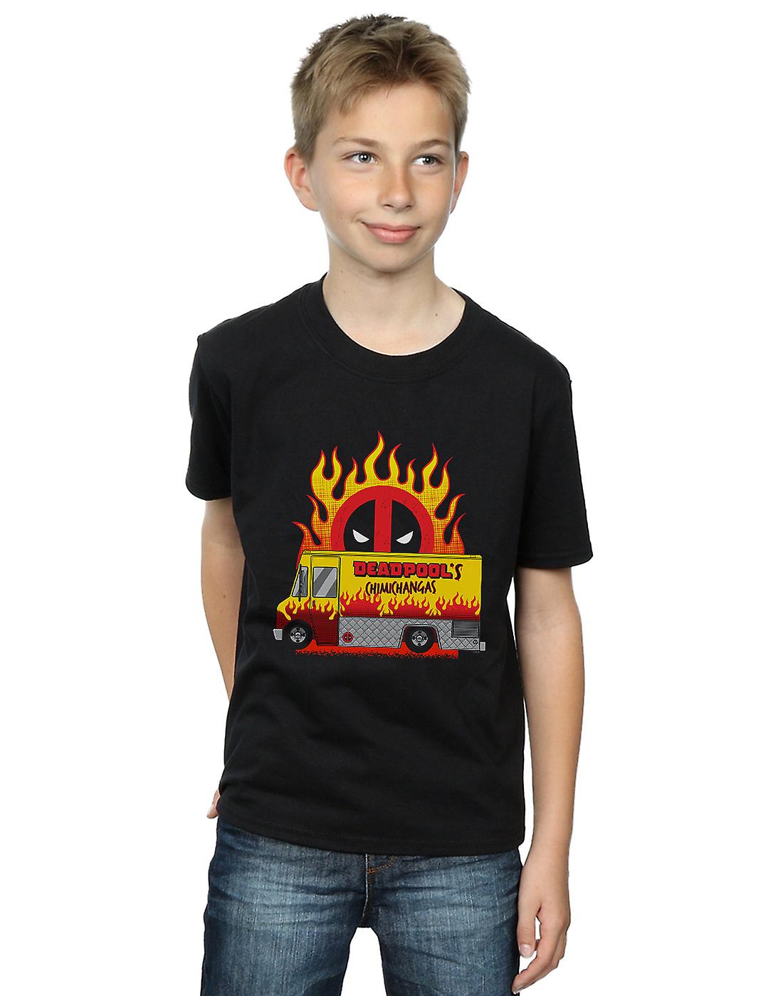 Marvel Boys Deadpool chimichangas van camiseta
