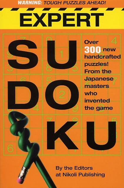 Expert Sudoku by Nikoli Publishing Paperback Book