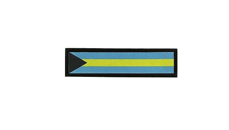 Patch Ecusson Brode Prints Travel Souvenir Backpack Flag Bahamas R2