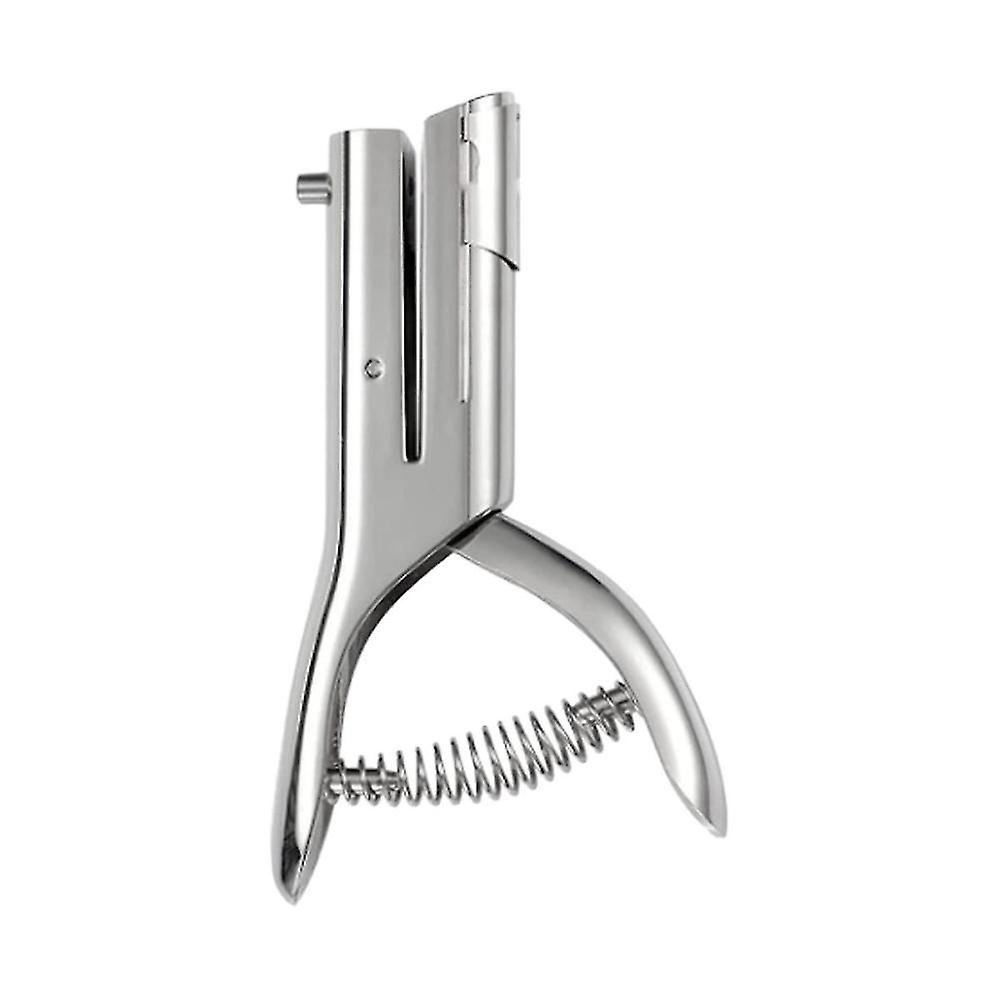 Single Hole Puncher 3mm Round Hole Puncher Portable Hand- Long Hole Puncher