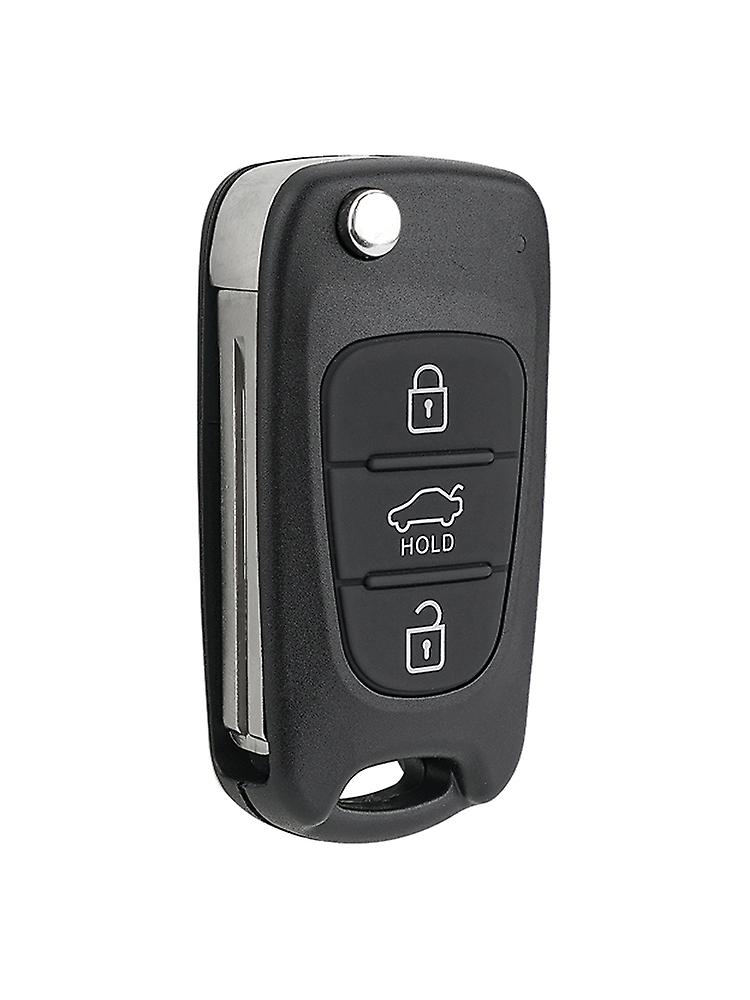3 Buttons Fhip Remote Key Shell For Hyundai I20 I30 Ix35 I35 Accent Kia Picanto Sportage K5 Folding Car Key Case Fob