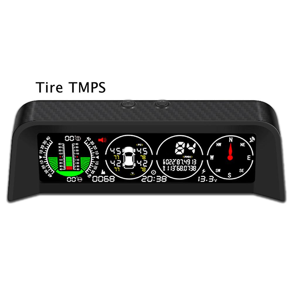 Hellingshoek 4x4 Auto Hud Head Up Display X50 Gps Tmps Bandenspanning Inclinometers Auto Hellingsmeter