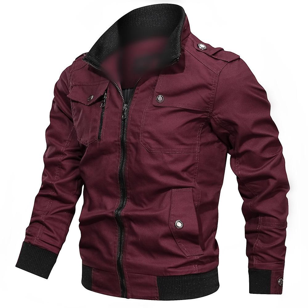Causal Jacket En Bomberjacken Herbst Mode Pilotenmantel Army En's ca