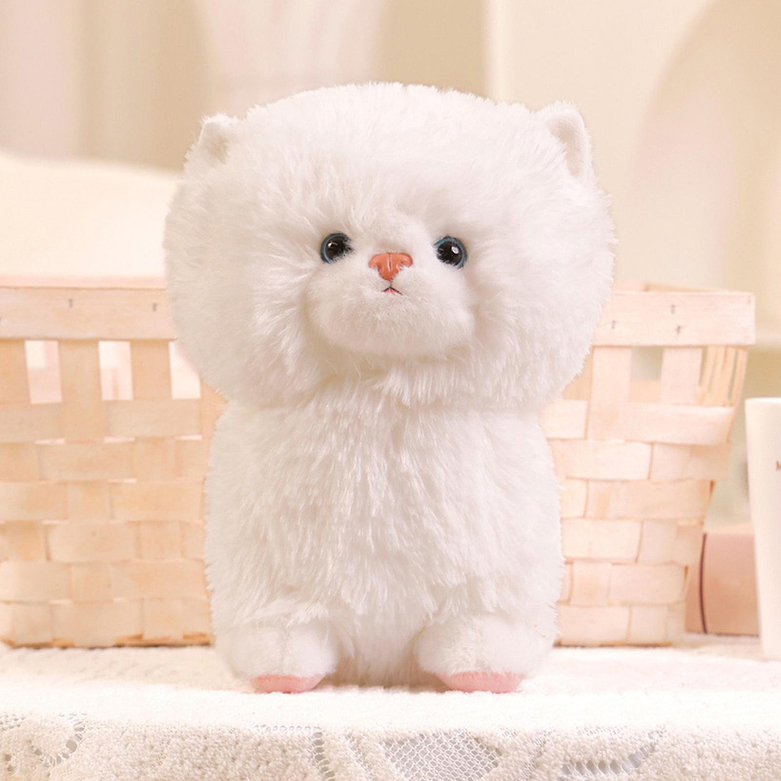 Cute Cat Plush Toy Stuffed Animal Doll Soft Comfortable Skin-friendly Plush Toy For Kids Baby Comforting Gift