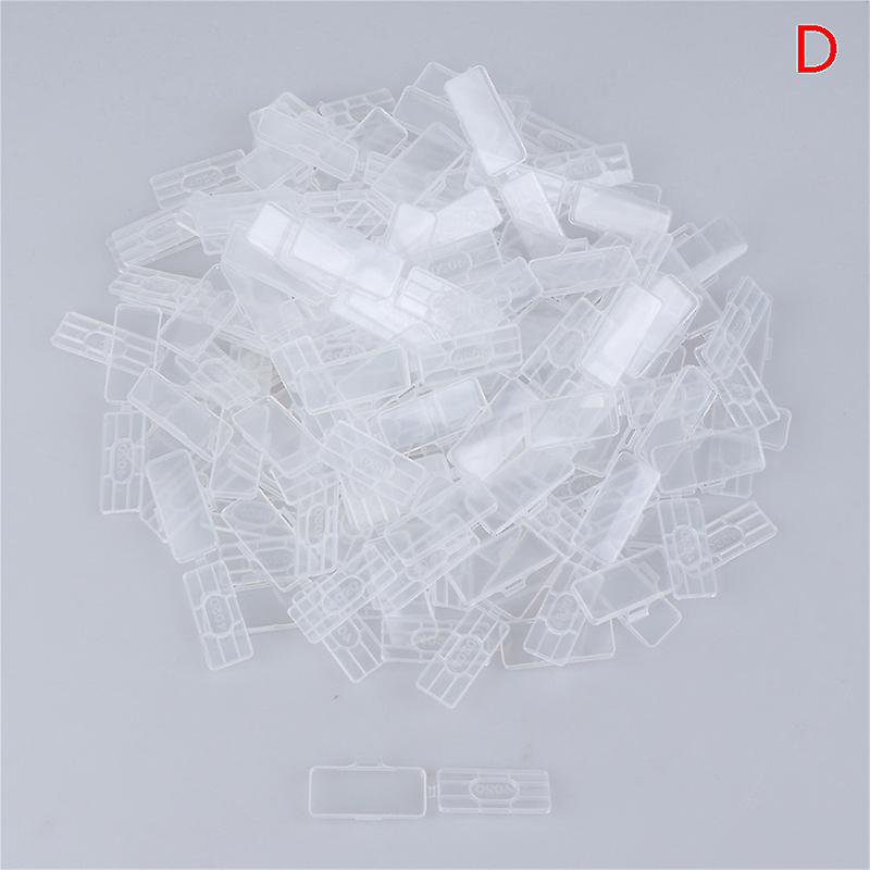 100pcs Waterproof Cable Tie Marker Holder Case Plastic Wire Sign Labeled Tag