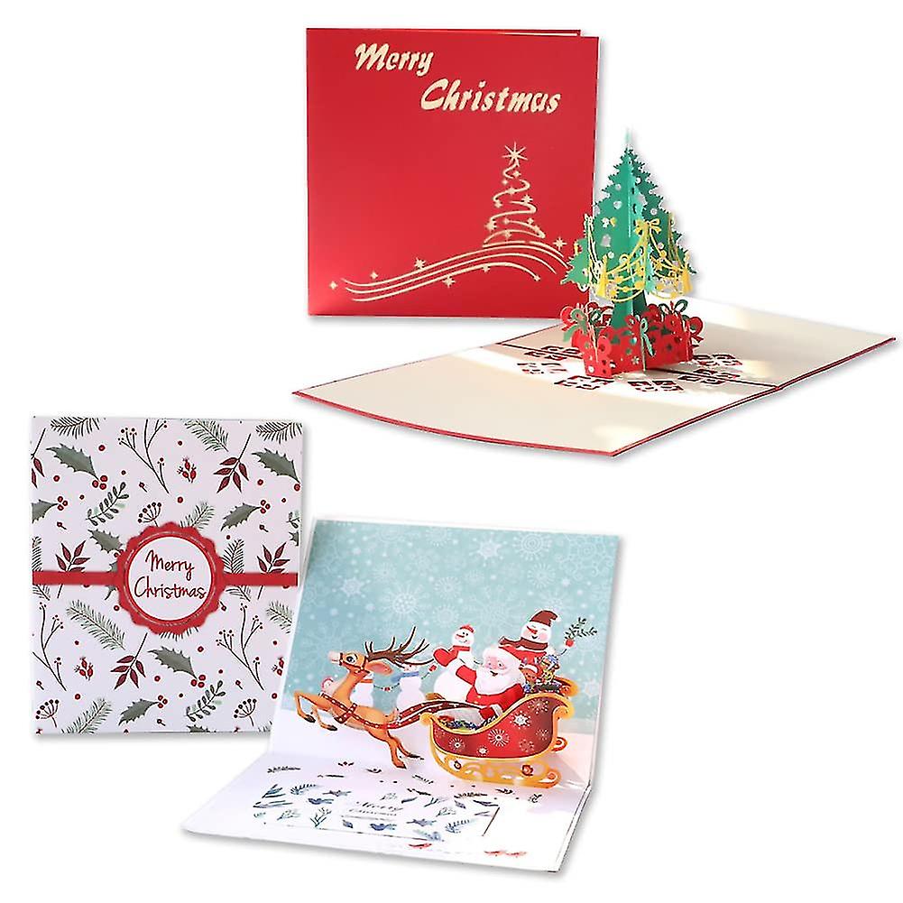 Different Christmas Cards, 3d Greeting Cards, Gift Cards