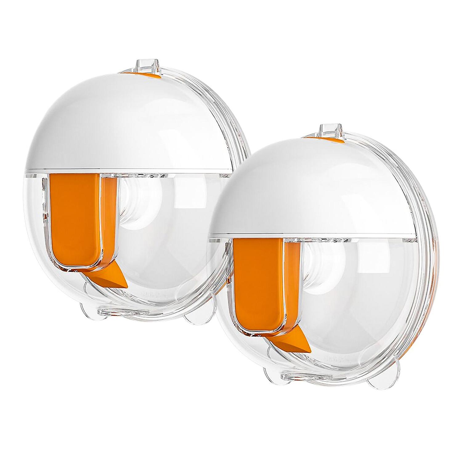 2pcs Wearable Hands Free Electric Breast Pump Portable Invisible Silent Pain Free Feeding Pump 3 Mod