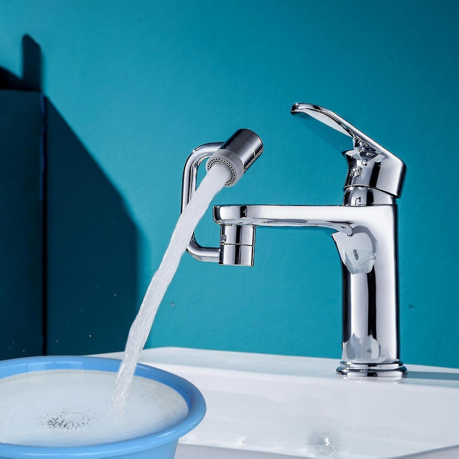 Universal 1080 Swivel Extension Faucet Aerator Rotate Robotic Arm Tap Extender Foldable Kitchen Sink