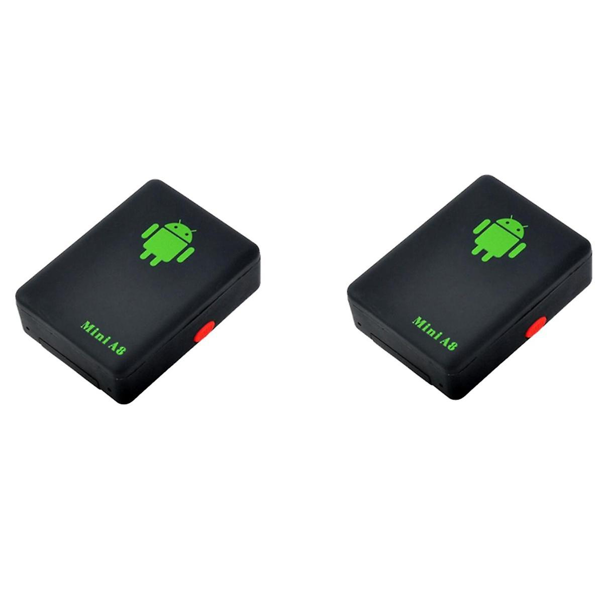 2 STÜCKE mit Sos Button Tracker Smart Mini A8 Gsm / Gprs / Lbs Tracker Locator Adapter Haustierverfolgung Real