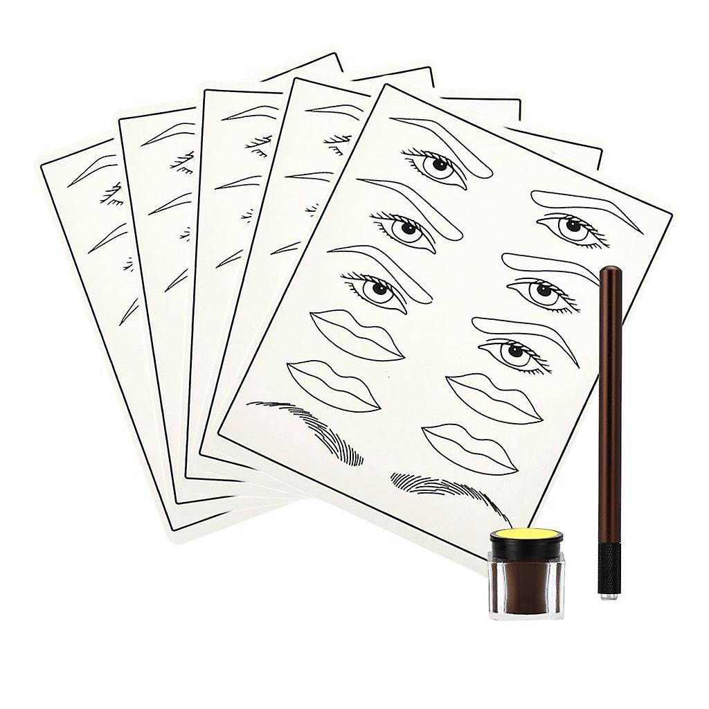 Tatouage Microblading Pigment Maquillage Permanent Stylo Sourcils Lèvres Pratique Peaux