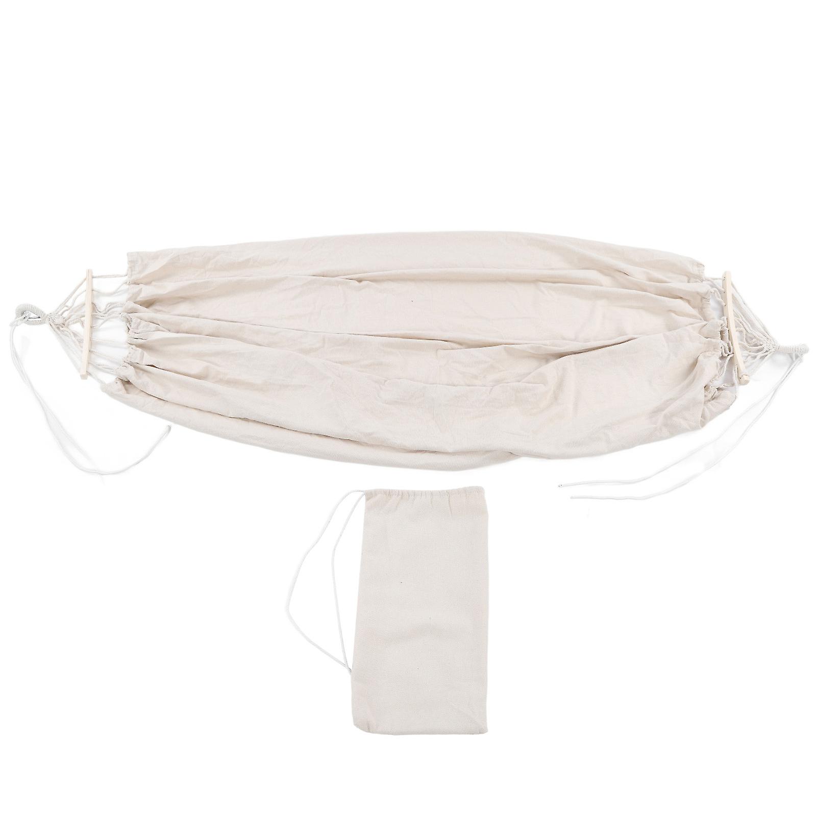 Durable Cotton Hammock for Outdoor Use – Supports 331LBS, Simple Setup for Patio & Garden