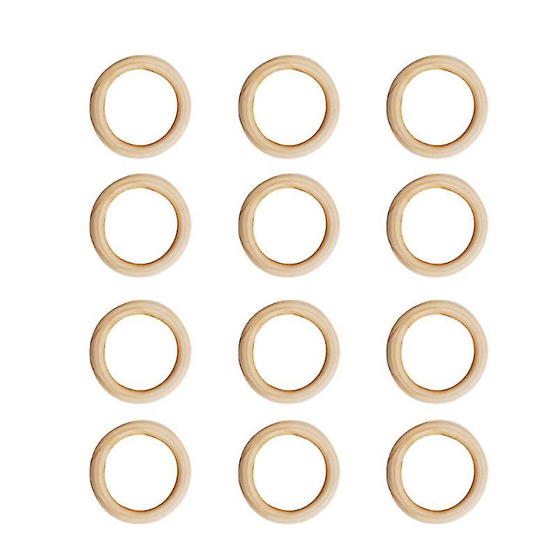 20pcs حلقات مشبك خشبي