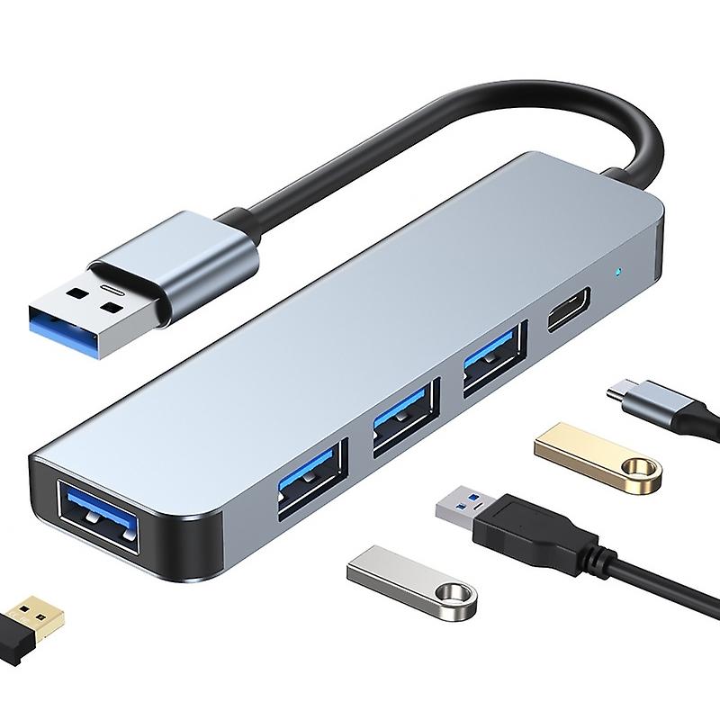 5 in 1 USB HUB Adapter, Cable Length: 10cm