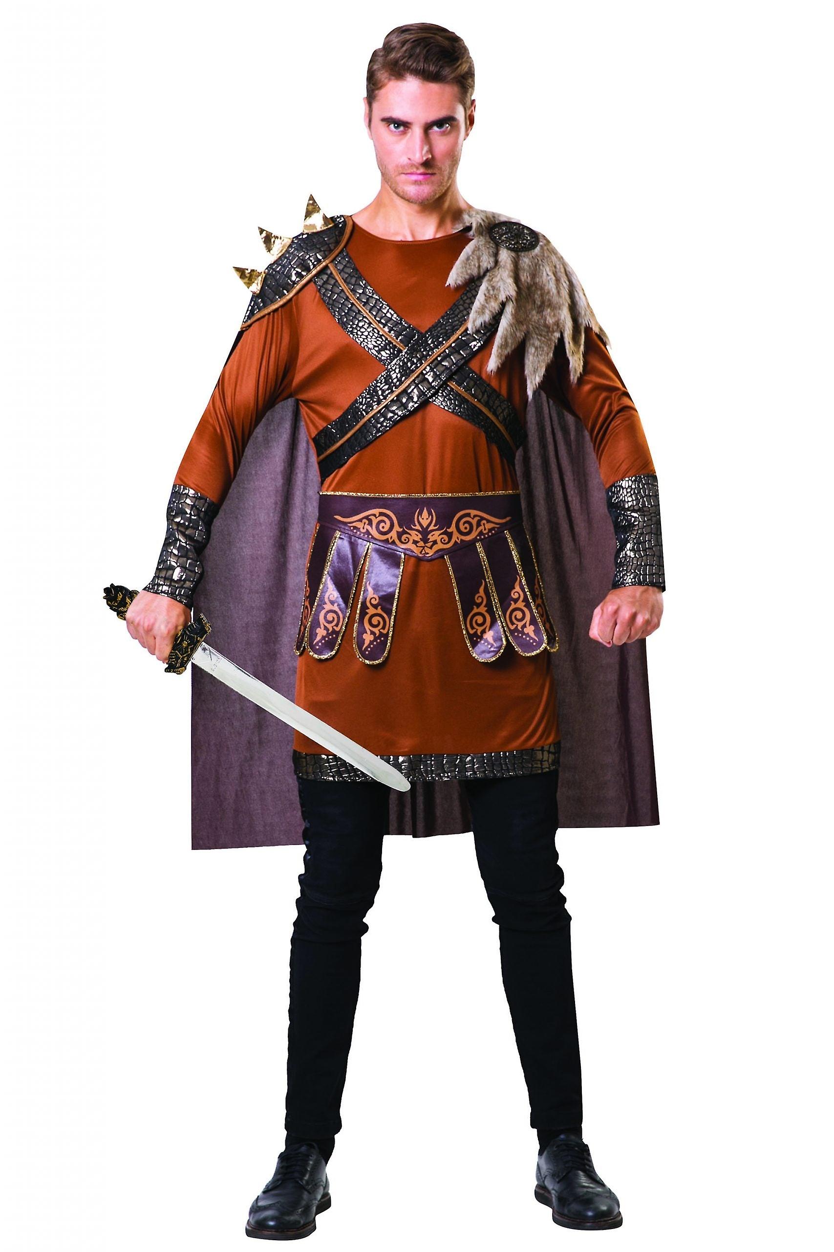 Medieval Warrior Man Brown Af074