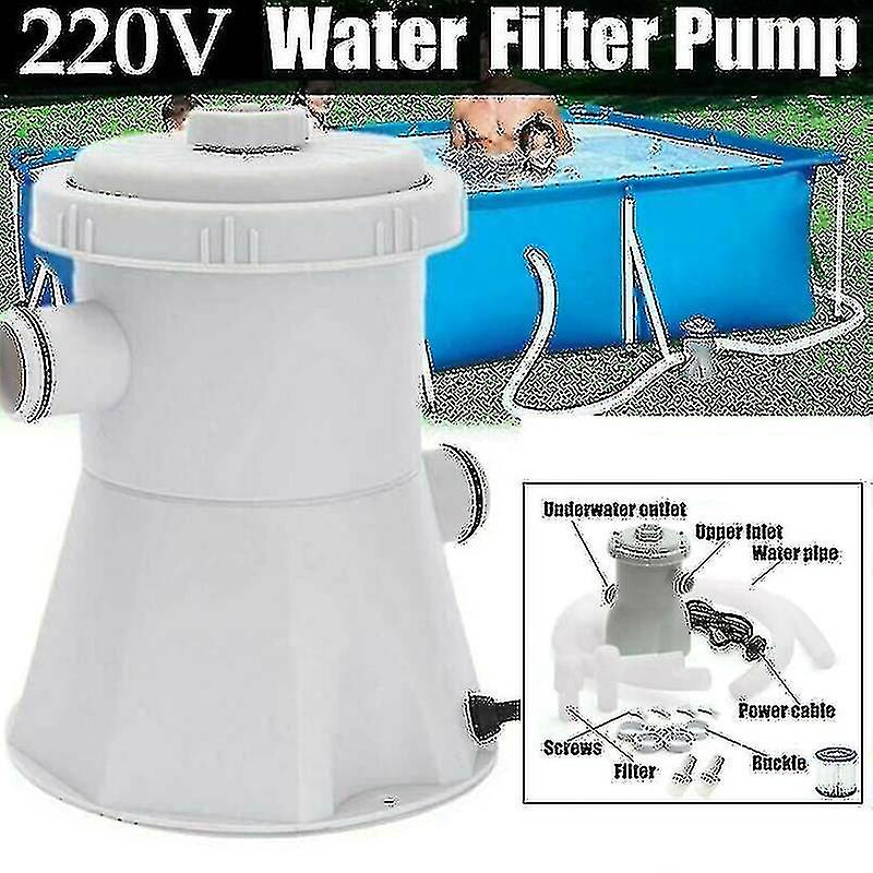 Elektrisk pool Filter Pump Vattenreningssystem Tool-hy