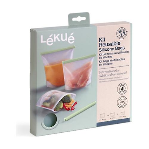 Kit 3 Reusable Silicone Bags 3 units