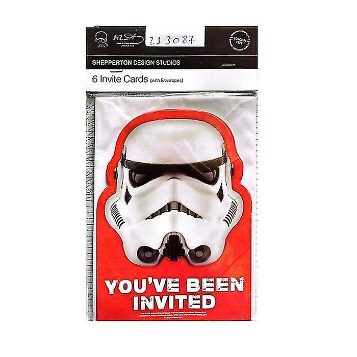 Star Wars Youve Been Invited Stormtrooper Invitations (Pack of 6)