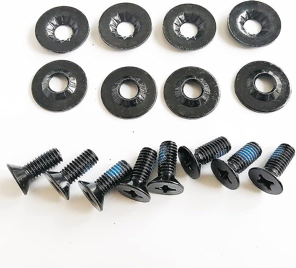 スノーボードバインディングスクリューシルバー/ブラックフィットスノーボードバインディングスキーアクセサリーアウトドアスポーツパーツ交換のセット